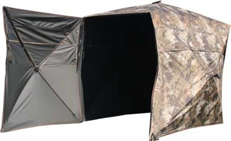 MUDDY GROUND BLIND THE GARAGE 64.5"W X 88"L X 67"T CAMO