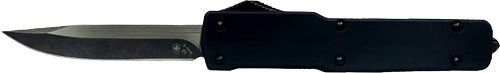 TEMPLAR KNIFE SLIM ZINC OTF D2 BLK DROP POINT 3.1" BLK RUBBER