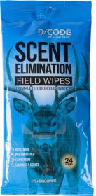 D-CODE FIELD WIPES 24-PACK