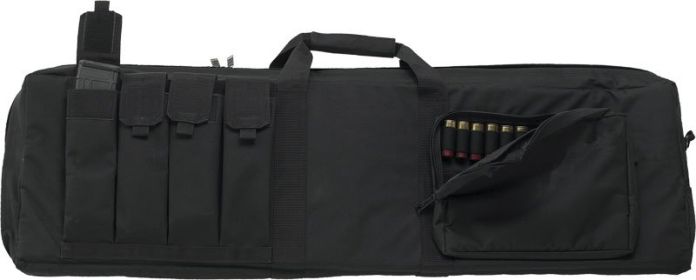 US PEACEKEEPER 43" COMBINATION CASE W/ 4 MAG HOLDERS BLACK