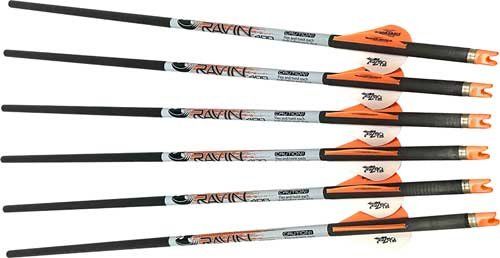 RAVIN XBOW ARROW PREMIUM CARBON W/2" VANE .001" 6PK*
