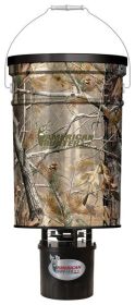 AMERICAN HUNTER FEEDER HANGING 50LB METAL HOPPER RT-AP CAMO