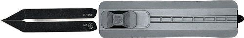 TEMPLAR KNIFE SMALL OTF SIDE SLIDER 2.75" GREY BLK DGGR D2!
