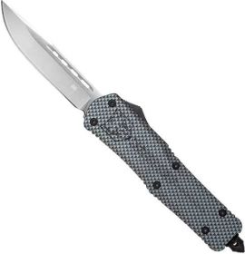 COBRATEC SMALL FS3 OTF CARBON FIBER 3" D2 DROP POINT