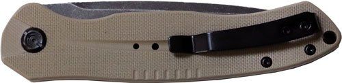 COBRATEC DIABLO SIDE BUTTON AUTO 3" D2 FDE/STNWSH BLK BLD