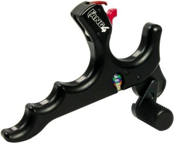 T.R.U. BALL RELEASE FANG 4 HAND HELD 4-FINGER THUMB BLACK
