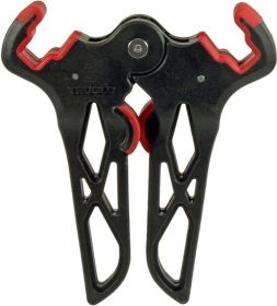 TRUGLO MINI BOW STAND BOW-JACK 5.8" BLACK/RED
