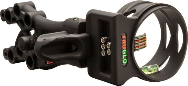TRUGLO BOW SIGHT CARBON XS XTREME 5-PIN .019DIA BLACK