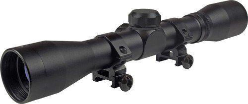 TRUGLO SCOPE BUCKLINE 4X32MM DUPLEX BLACK W/WEAVER RINGS