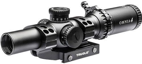 TRUGLO OMNIA 1-4X24MM SCOPE 30MM TUBE IR SP W/1PC MOUNT DO