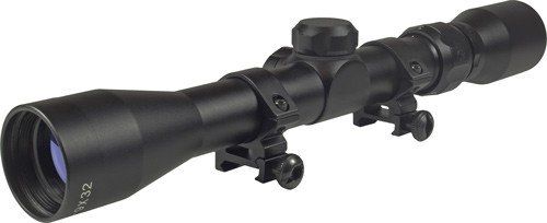 TRUGLO SCOPE BUCKLINE 3-9X32MM BDC BLACK W/WEAVER RINGS