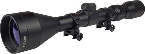 TRUGLO SCOPE BUCKLINE 3-9X50MM BDC BLACK W/WEAVER RINGS