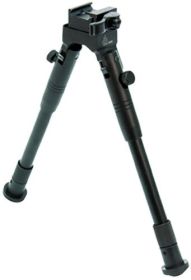 UTG BIPOD GEN HI PRO SHOOTERS BIPOD QD 8.7"-10.6" RBBR FEET