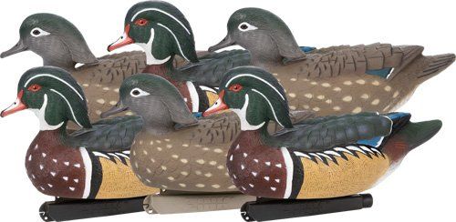 ZINK FLOATER DECOYS WOOD DUCK 6 PACK
