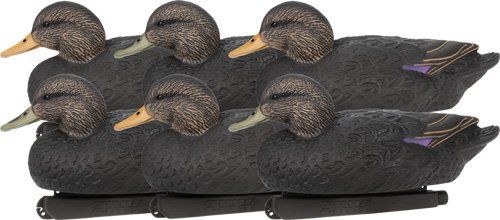 ZINK FLOATER DECOYS BLACK DUCK 6 PACK
