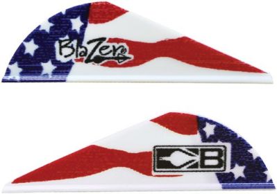 BOHNING BLAZER VANES TRUE COLOR 2" AMERICAN FLAG (option: Color 2" American Flag 36Pk)
