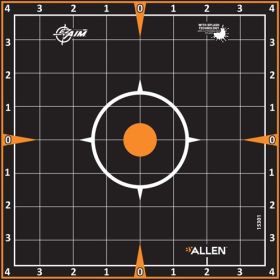 ALLEN EZ AIM SPLASH ADHESIVE TARGET (Option: Grid Target 6-Pk 8"X8")