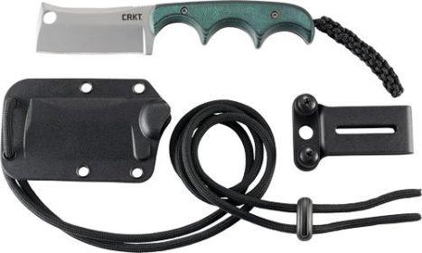 CRKT MINIMALIST CLEAVER NECK KNIFE 2.13 (Option: Knife 2.13" Plain Edge W/Shth)