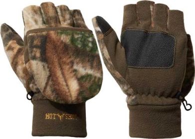 HOT SHOT HF2 BULLS-EYE POP-TOP MITTEN FLEECE INSUL RT-APX (Option: Mitten Fleece Insu Rt-Edge Lg)