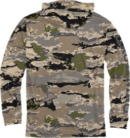 BROWNING HOODED LONG SLEEVE TECH T-SHIRT OVIX (Option: Tech T-Shirt Ovix Large)