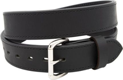 VERSACARRY DOUBLE PLY BELT (Option: Single Stitch Size 34 Black)