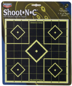 B/C TARGET SHOOT-N-C 8" BULL'S-EYE 30 TARGETS (Option: Sight-In 15 Targets)