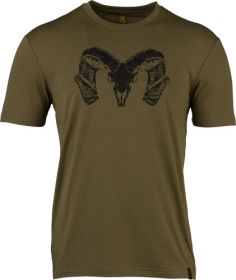 BROWNING SS PERF CAMP SHIRT (Option: Ram Logo Green Large)