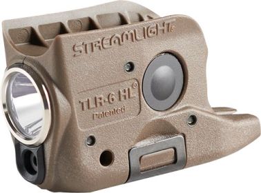 STREAMLIGHT TLR-6 HL FDE LIGHT LED/GRN LASER FOR GLOCK 42/43 (Option: Led/Red Laser For Glock 42/43)