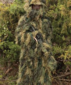 RED ROCK GHILLIE SUIT WOODLAND 5 PIECE ADULT (Option: 5 Piece Adult Medium/Large)