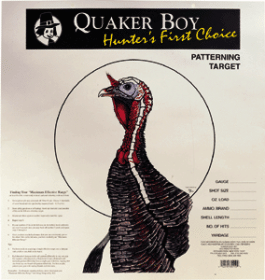 QUAKER BOY PAPER TARGET TURKEY (option: 20" X 20" 100-Pack)