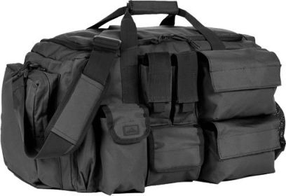 RED ROCK OPERATIONS DUFFLE BAG 7 EXTERNAL UTILITY POUCHES (option: 7 External Utility Pouches Blk)
