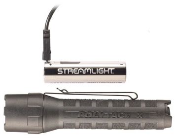 STREAMLIGHT POLY-TAC X USB LIGHT WHITE LED (Option: Light White Led Black)