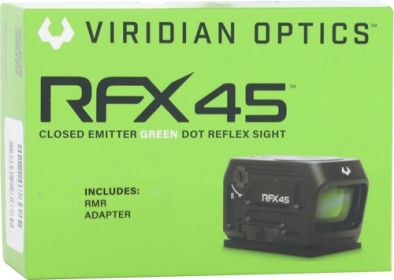 VIRIDIAN REFLEX SIGHT RFX-45 5MOA GREEN DOT 1X24 (Option: 5Moa Green Dot 1X24 Acro)