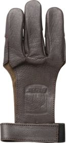 BEAR ARCHERY LEATHER SHOOTING GLOVE 3-FINGER AMBIDEXTROUS (Option: Glove 3-Finger Ambidextrous Lg)