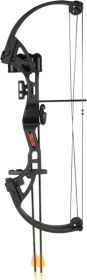 Bear Archery Youth Compound (Option: Bow Brave Rh Black Age 8+)