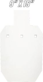 BASH TARGET AR500 SILHOUETTE (option: Half Size 9"X15"-3/8" Thick)