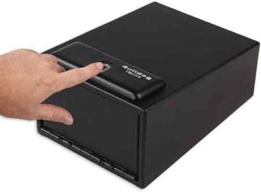 Bulldog Biometric Pistol Vault (Option: 11.5"X 8"X 5.5")