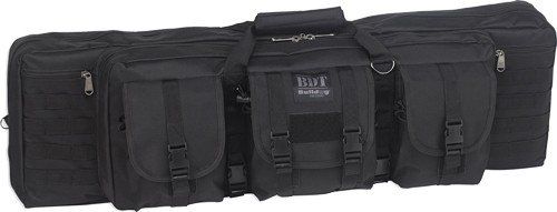 Bulldog 37" 2 Gun Tactical Cse (Option: 3 Large Access Pockets Black)