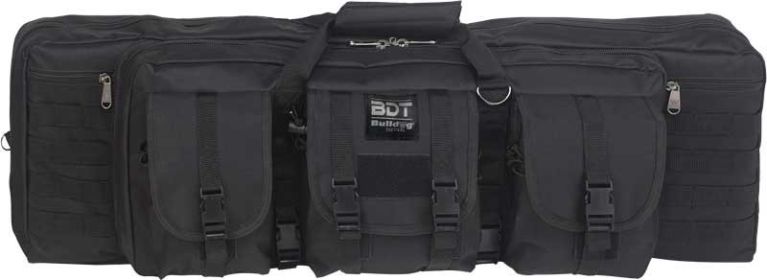 Bulldog 43" 2 Gun Tactical Cse (Option: 3 Large Access Pockets Black)