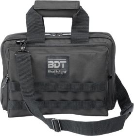 BULLDOG DELUXE 2 PISTOL RANGE BAG W/ MOLLE (option: Bag W/Molle Black)