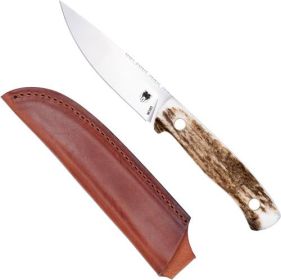Cobratec Koonsman 4" Fixed Bld (Option: Stag M390 W/Leather Sheath)