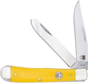 Cobratec Trapper Two Blade (Option: G-10 Yellow Delrin/Ss Slip Jnt)