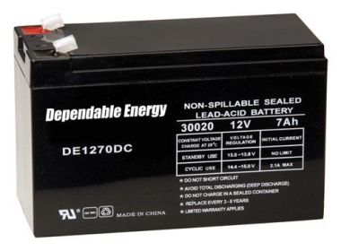 American Hunter Battery (Option: Rechargeable 12V 7Amp Tab Top)