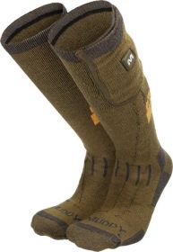 Muddy Nucleus Heated Socks (Option: Brown Clay Large/X-Large)