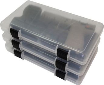 Mtm In-Safe Handgun Storage (Option: Case 12" Clear Smoke 3-Pack)
