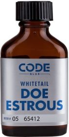 Code Blue Deer Lure Doe (Option: Estrus 1Fl Ounce Bottle)