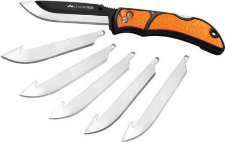 Outdoor Edge 3.5" Razor Lite (Option: Edc Folder Orange W/6 Blades)