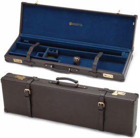 BERETTA LUGGAGE CASE FOR O/U SHOTGUNS (Option: Shotguns Leather Brown)