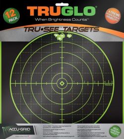 TRUGLO TRU-SEE REACTIVE TARGET (Option: 100 Yard 12"X12" 12-Pack)