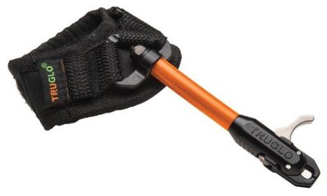 TRUGLO RELEASE SPEED SHOT XS DUAL JAW VELCRO CLOSURE BLACK (Option: Dual Jaw Velcro Closure Black)